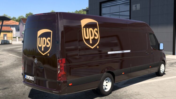 UPS MERCEDES-BENZ SPRINTER TRZPRO BY RODONITCHO MODS 1.0 1.50 1.57 03 01 2025