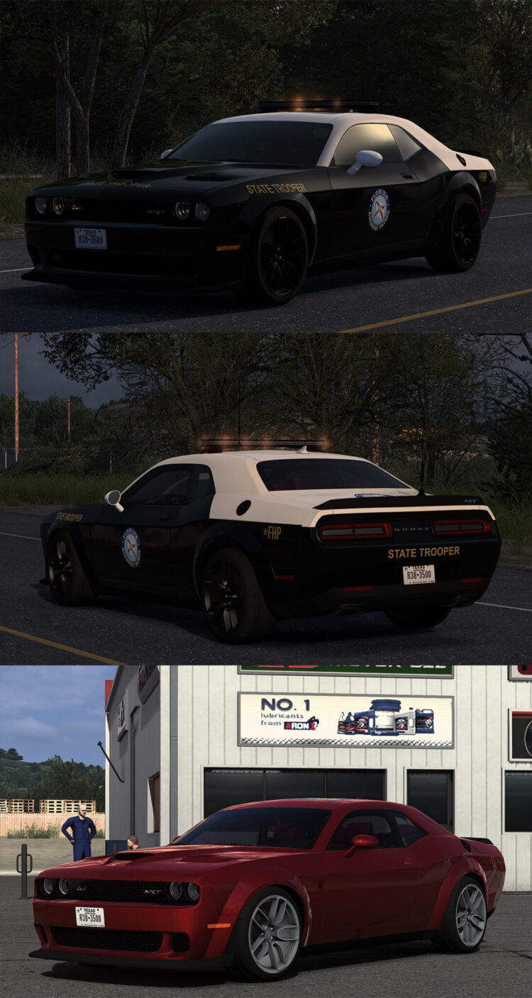 Dodge Challenger SRT Hellcat Widebody 2018 V2.6 1.57