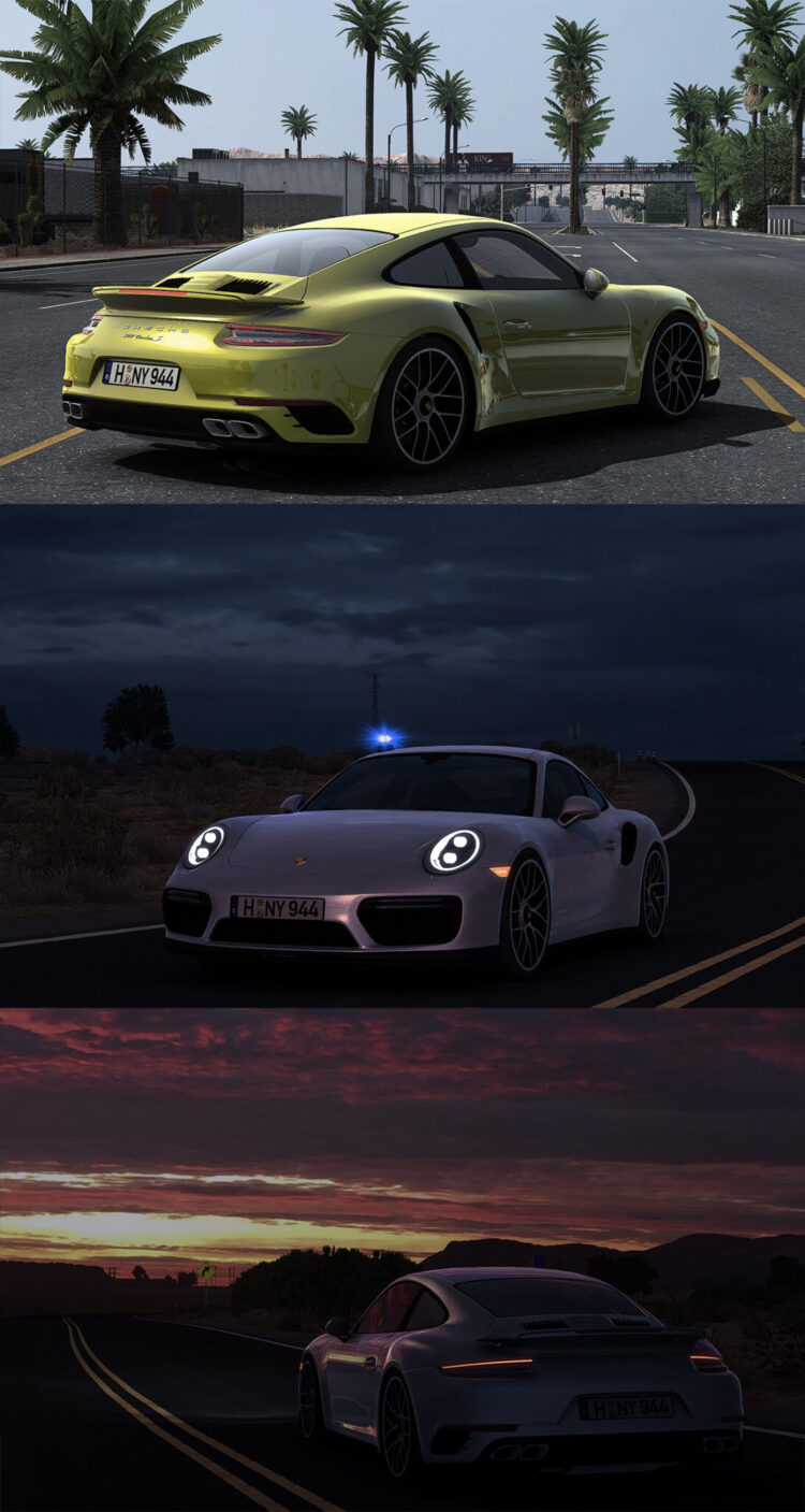 Porsche 991.2 911 Turbo S 2016 V2.4 1.57