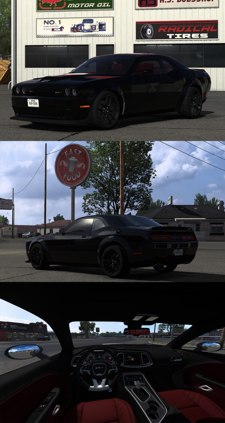 Dodge Challenger SRT Hellcat Widebody 2018 V2.6 1.57