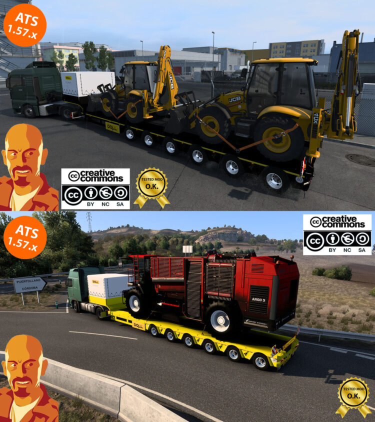 DOLL-SIEMENS SPECIAL TANSPORT TRAILER v3.0 ATS 1.57.x