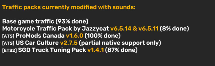Sound Fixes Pack v26.00