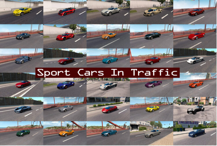 Sport Cars Traffic Pack by TrafficManiac v12.7.11