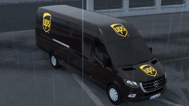 UPS MERCEDES-BENZ SPRINTER TRZPRO BY RODONITCHO MODS 1.0 1.50 1.58 27 02 2026