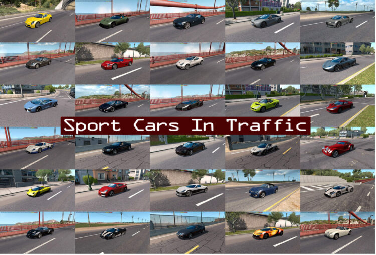 Sport Cars Traffic Pack by TrafficManiac v12.7.11