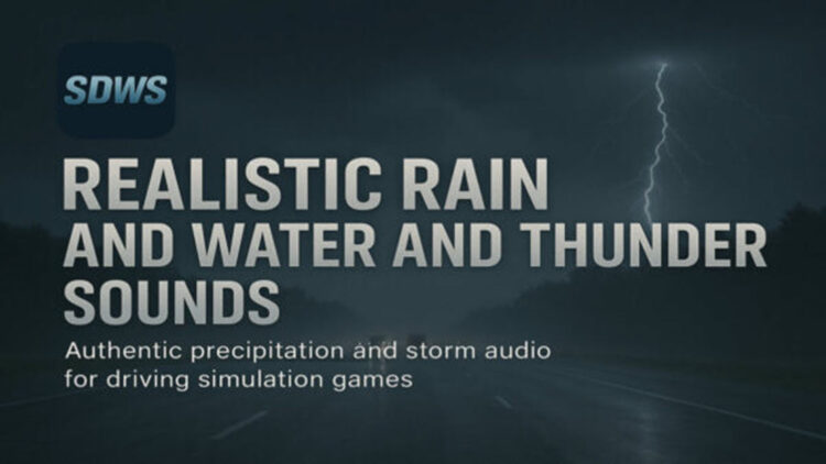 ATS Realistic Rain And Water And Thunder Sounds V9.1