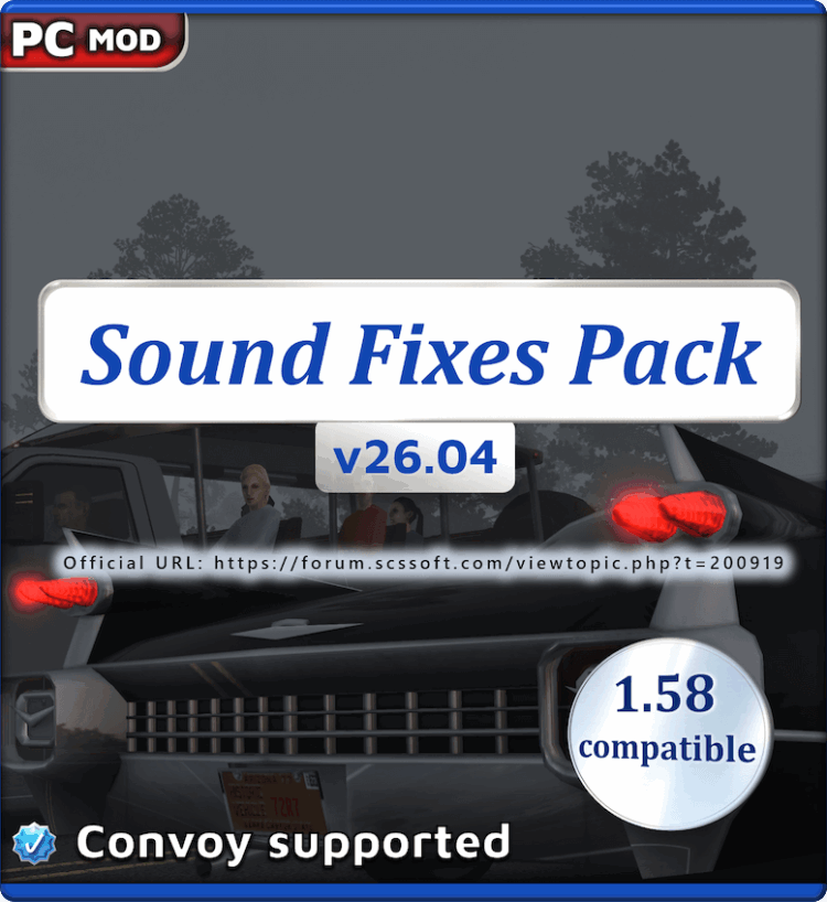 Sound Fixes Pack v26.04 – 1.58 open beta only