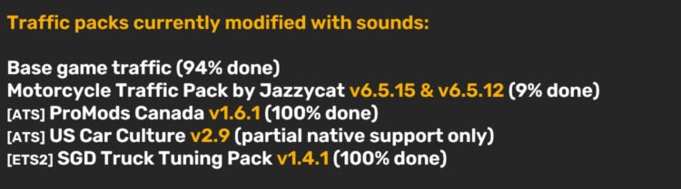 Sound Fixes Pack v26.07