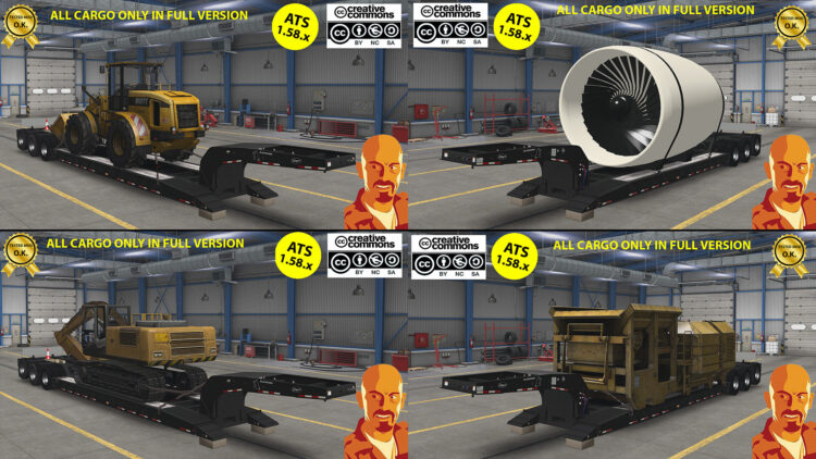 ETNYRE BLACK HAWK LOWBOY TRAILER v1.0 ATS 1.58.x