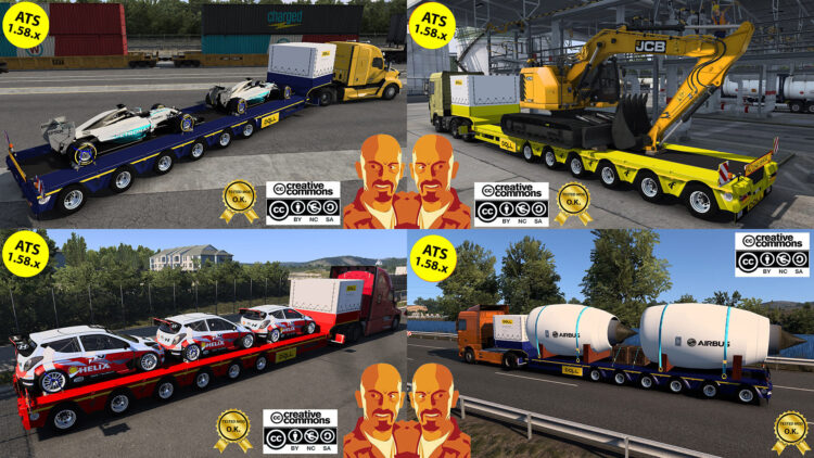 DOLL SPECIAL TRANSPORT TRAILER v4.0 ATS 1.58.x