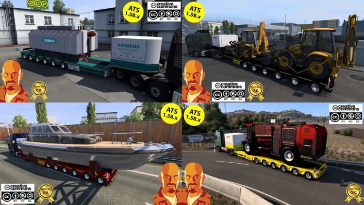 DOLL SPECIAL TRANSPORT TRAILER v4.0 ATS 1.58.x