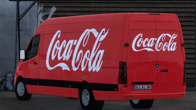 COCA-COLA MERCEDES-BENZ SPRINTER TRZPRO BY RODONITCHO MODS 1.0 1.50 1.58 01 03 2026