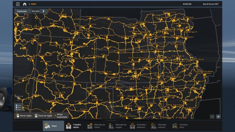 ATS MAP 100% DISCOVERED BY RODONITCHO MODS 1.0 1.58 26 03 2026