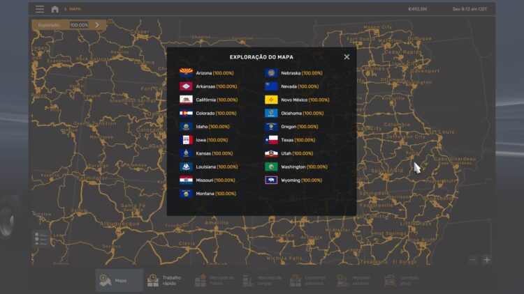 ATS MAP 100% DISCOVERED BY RODONITCHO MODS 1.0 1.58 26 03 2026