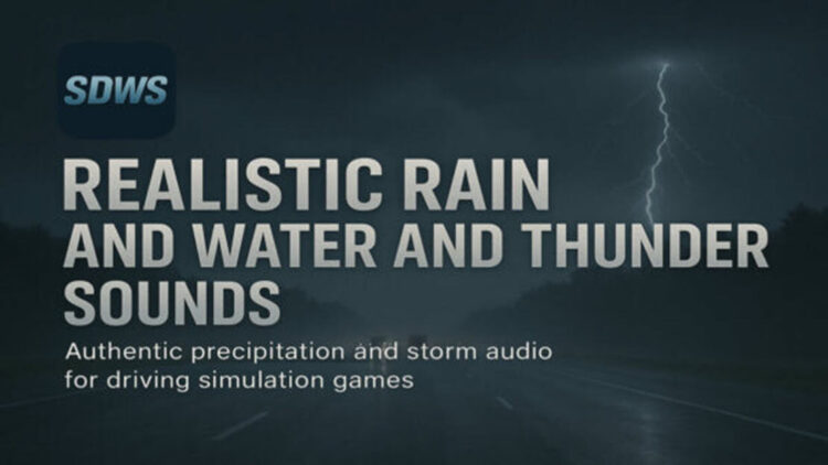 ATS Realistic Rain And Water And Thunder Sounds V9.4