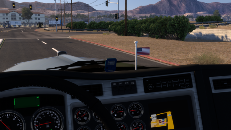 USA Dashboard Flag by Crimvex Studio