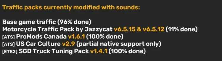 Sound Fixes Pack v26.10