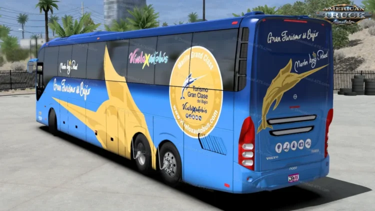 Bus Volvo 9800 + Interior v1.7 (1.58.x)