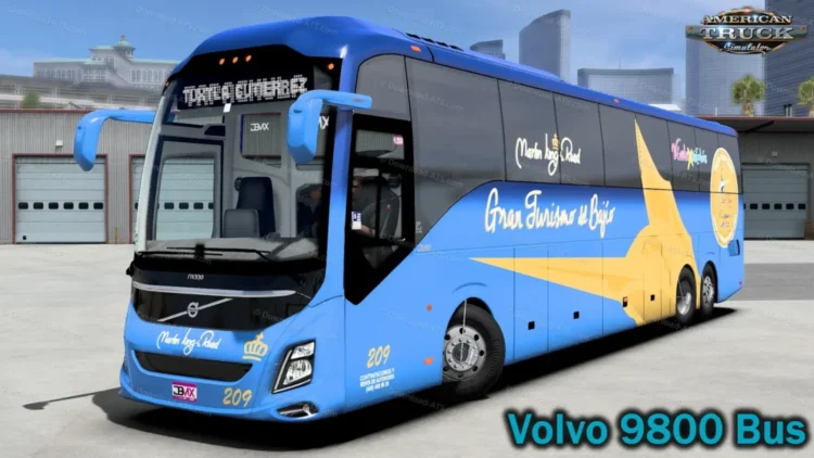 Bus Volvo 9800 + Interior v1.7 (1.58.x)