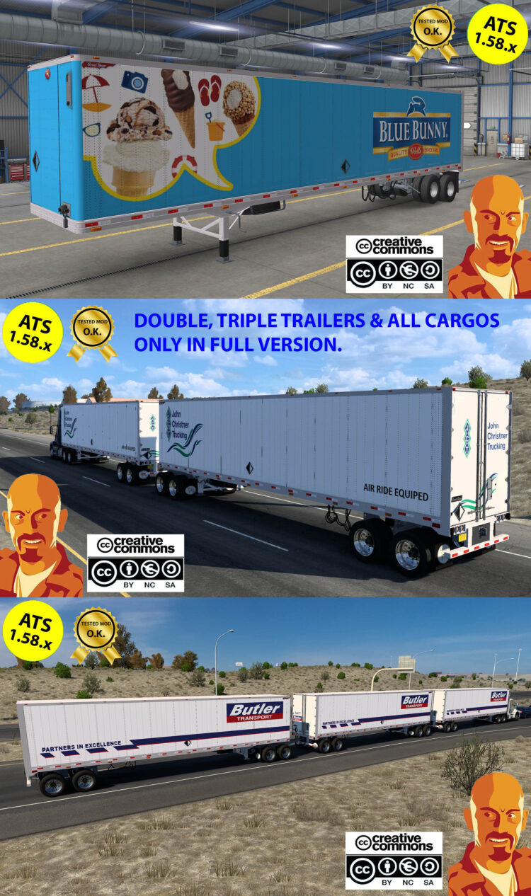 GREAT DANE TRAILERS COLLECTION v3.0 ATS 1.58.x