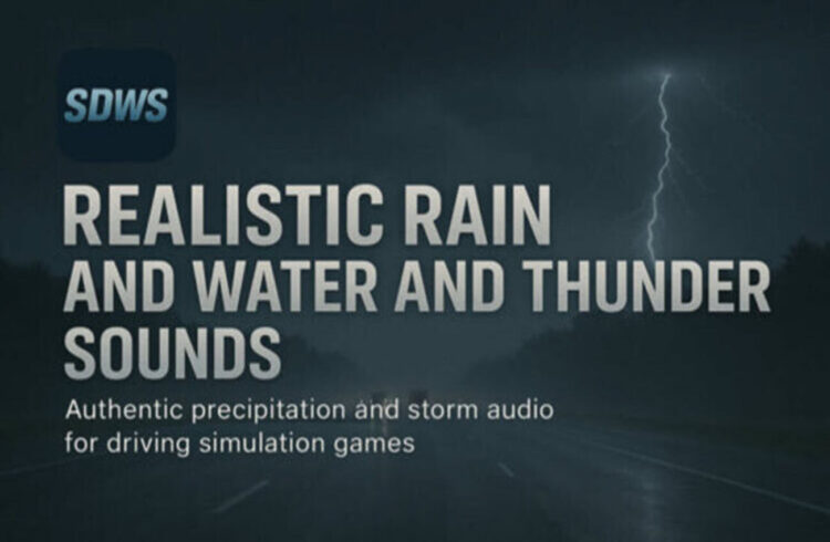 ATS Realistic Rain And Water And Thunder Sounds V9.5