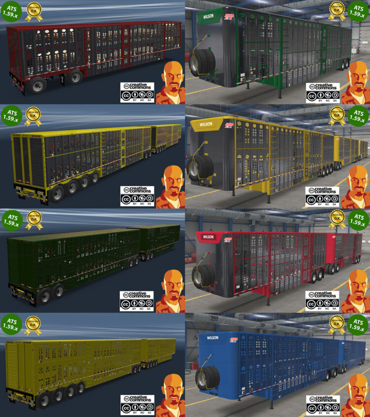 WILSON SILVERSTAR LIVESTOCK TRAILERS v4.0 ATS 1.58-1.59.x