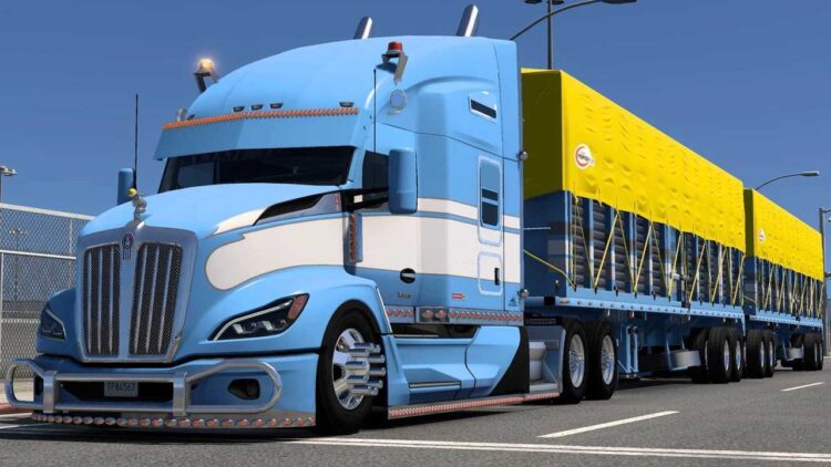 Kenworth T680 Next Gen Base Custom v1.58 traz estilo e performance grátis ao ATS 1.58