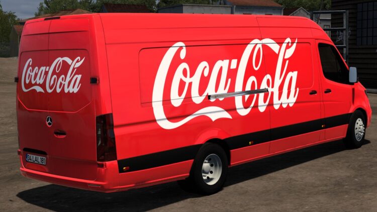 COCA-COLA MERCEDES-BENZ SPRINTER TRZPRO BY RODONITCHO MODS 1.0 1.50 1.59 07 05 2026