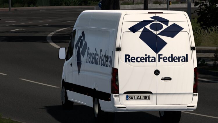 RECEITA FEDERAL MERCEDES-BENZ SPRINTER TRZPRO BY RODONITCHO MODS 1.0 1.50 1.59 01 05 2026