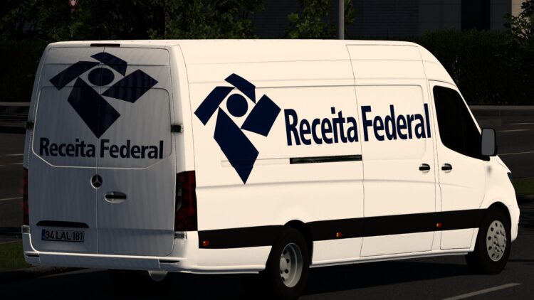 RECEITA FEDERAL MERCEDES-BENZ SPRINTER TRZPRO BY RODONITCHO MODS 1.0 1.50 1.59 01 05 2026