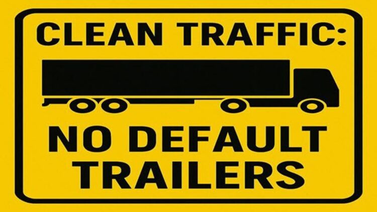 ATS – Clean Traffic No Default SCS Trailers V1.9