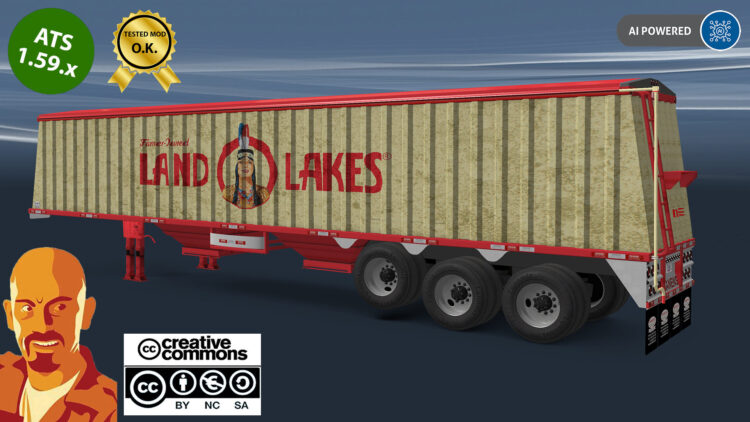 BANENS GRAIN HOPPER TRAILER v2.0 ATS 1.58-1.59.x