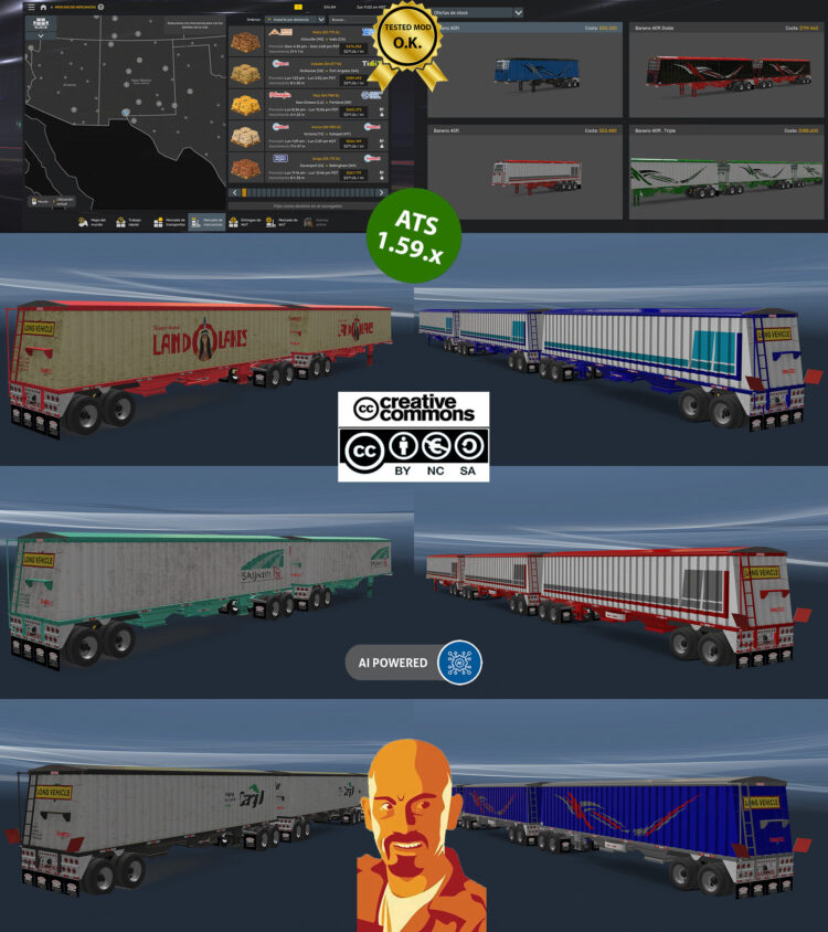 BANENS GRAIN HOPPER TRAILER v2.0 ATS 1.58-1.59.x