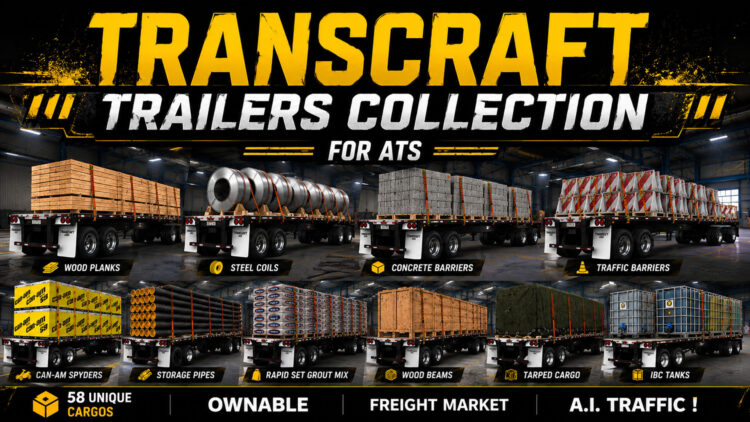 TRANSCRAFT TRAILERS COLLECTION v2.0 ATS 1.59-1.60.x