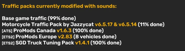 Sound Fixes Pack v26.48.1