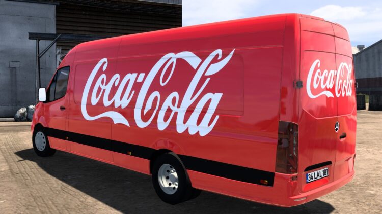 COCA-COLA MERCEDES-BENZ SPRINTER TRZPRO BY RODONITCHO MODS 1.40 1.61 13 07 2026