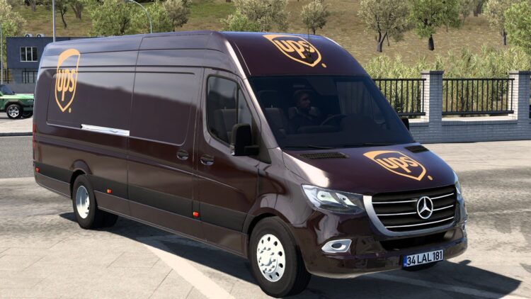 UPS MERCEDES-BENZ SPRINTER TRZPRO BY RODONITCHO MODS 1.40 1.60 10 07 2026