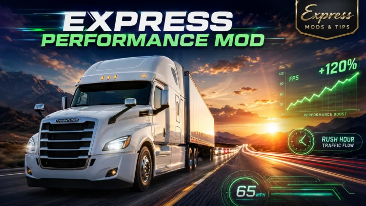 🚛 EXPRESS PERFORMANCE MOD v1.1 — More FPS. Smarter Traffic. Zero Visual Downgrade