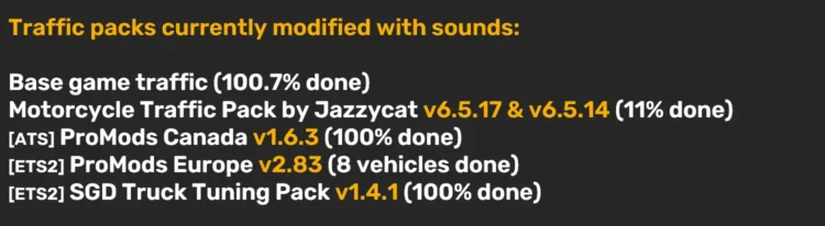 Sound Fixes Pack v26.55.1
