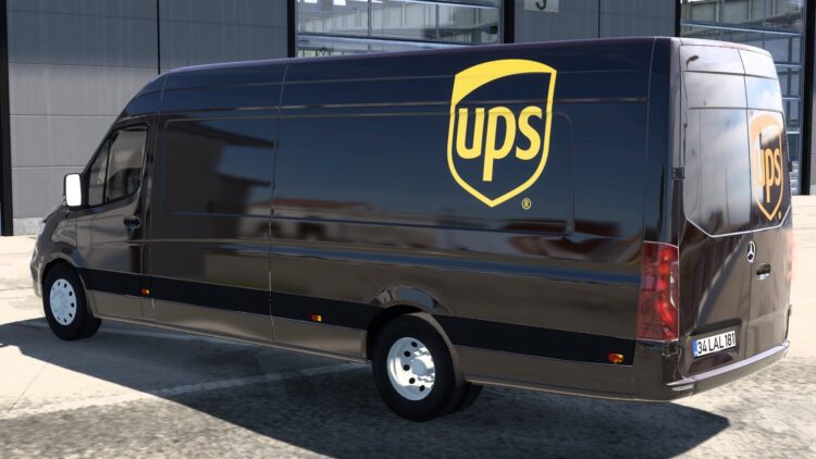 UPS MERCEDES-BENZ SPRINTER TRZPRO BY RODONITCHO MODS 1.40 1.61 31 08 2026