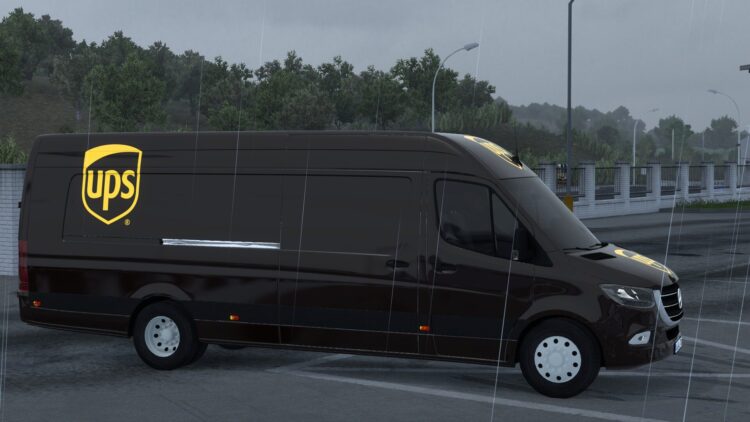 UPS MERCEDES-BENZ SPRINTER TRZPRO BY RODONITCHO MODS 1.40 1.61 31 08 2026