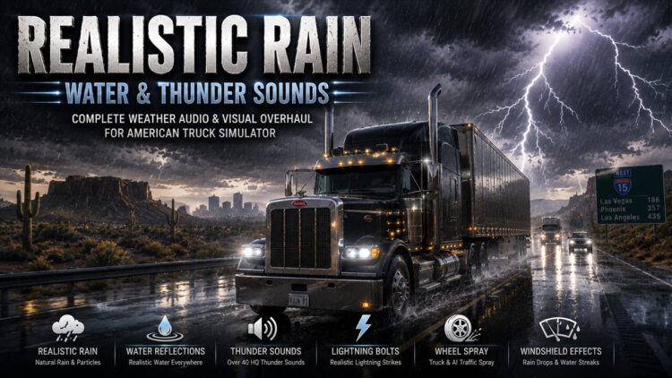 Realistic Rain And Water And Thunder Sounds V9.9