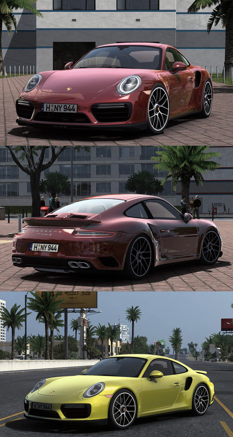 Porsche 991.2 911 Turbo S 2016 V2.6 1.61