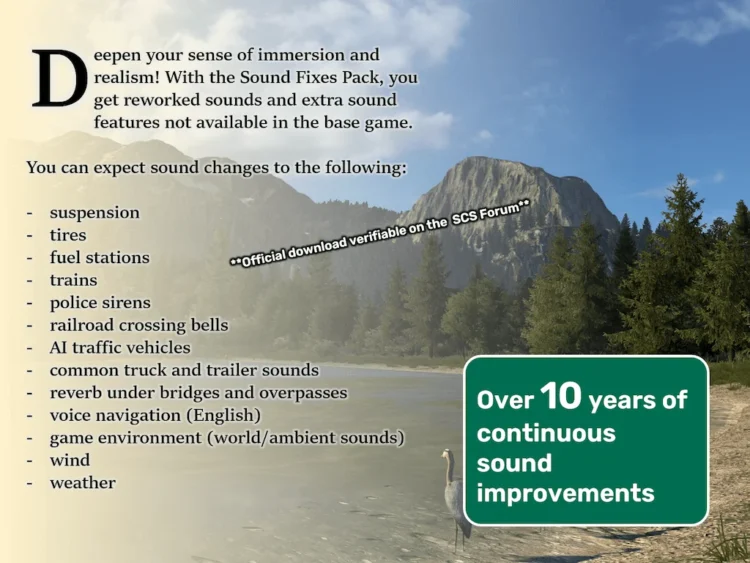 Sound Fixes Pack v26.58