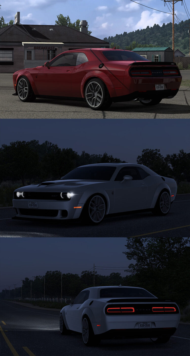 Dodge Challenger SRT Hellcat Widebody 2018 V2.8 1.61