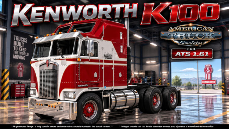 KENWORTH K100 v8.0 ATS 1.60-1.61.X