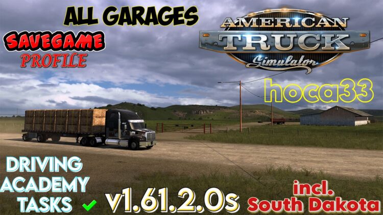 ATS – Save-Profile v1.61.2.0s (All Map DLCs Required)