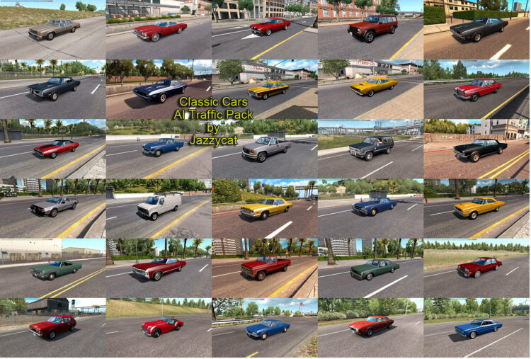Classic Cars AI Traffic Pack by Jazzycat v9.0.14