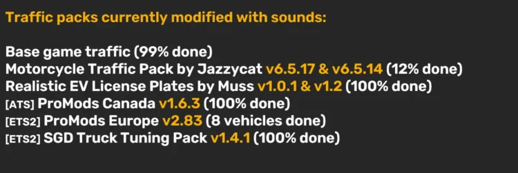 Sound Fixes Pack v26.63