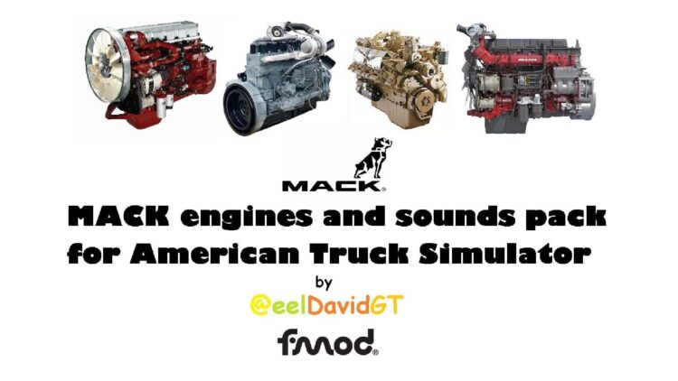 Mack engines pack for ATS v 1.4 (1.60 – 1.61)